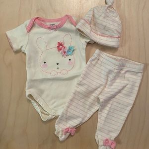 Gerber Organics Bunny Outfit for 0-3 Months